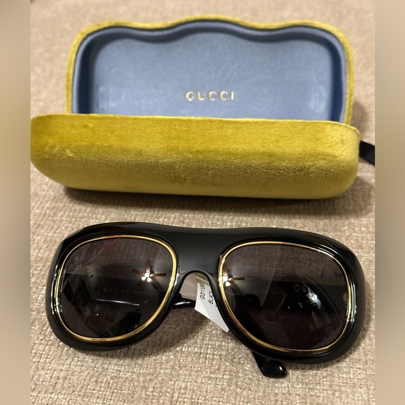 Men's Full-Rim Logo Gucci Sunglasses - Picture 5 of 16